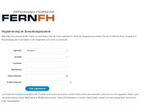 Onlinebewerbung.fernfh.ac.at