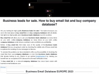 business-email-database.com