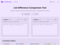 list-difference.com